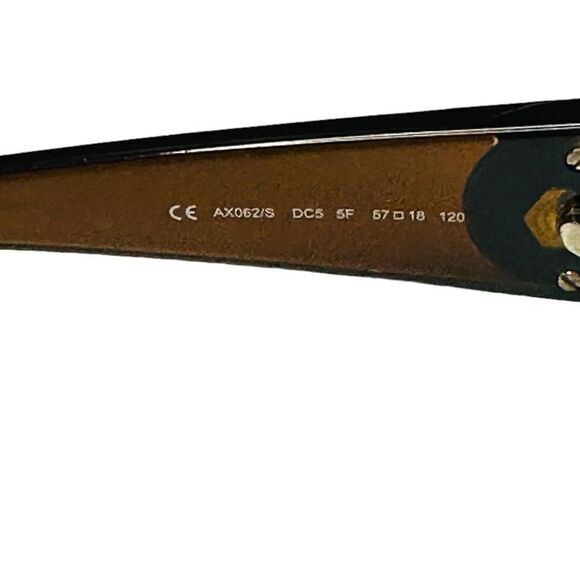 ARMANI EXCHANGE Oversized Sunglasses with Case Gradient Ombré EUC - Picture 5 of 15